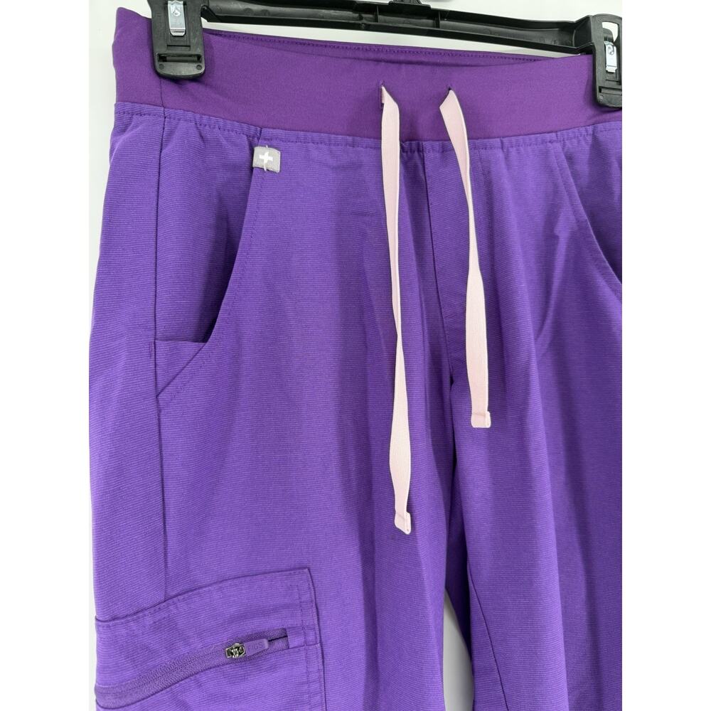 Figs Women’s Scrub Pants XXS Purple Joggers Technical Collection W18SW2005T - Picture 3 of 10